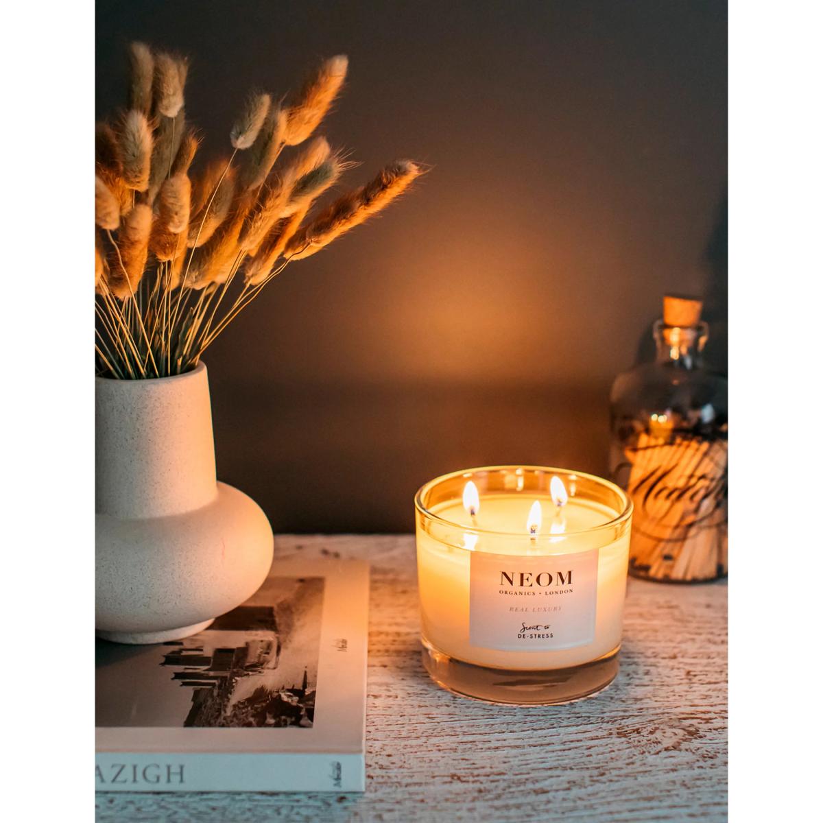M&S Neom Unisex Real Luxury Candle (3 wicks) 420g – image 5