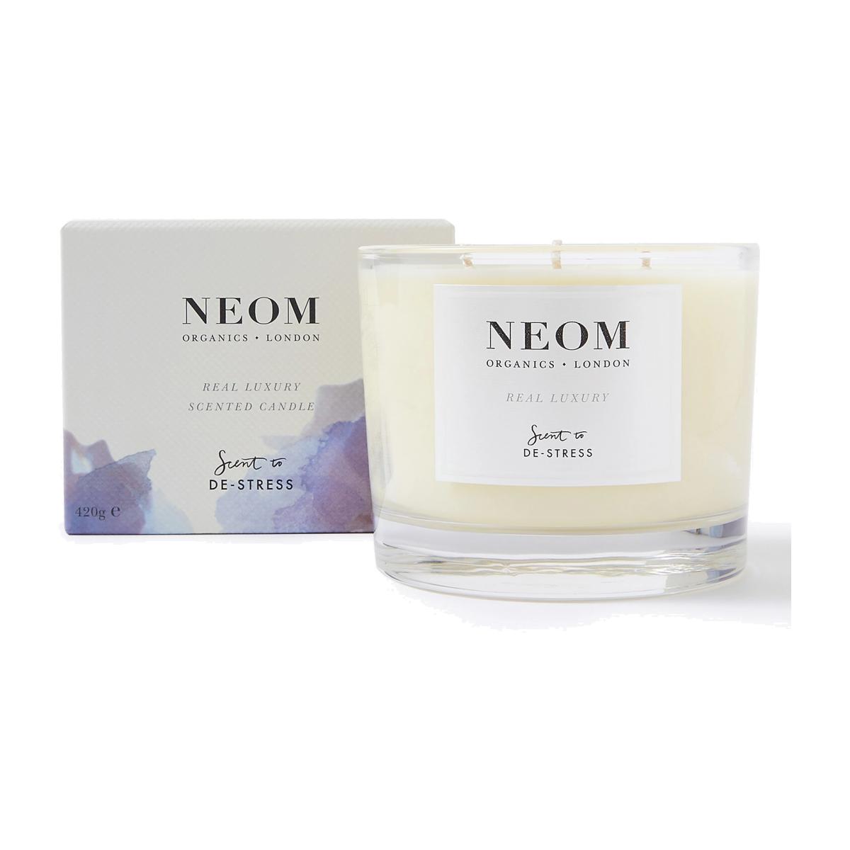 M&S Neom Unisex Real Luxury Candle (3 wicks) 420g – image 1