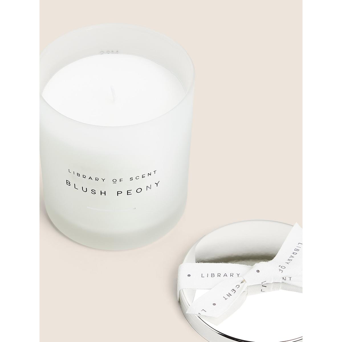 M&S Library Of Scent Peony Scented Candle - White Mix, White Mix – image 3