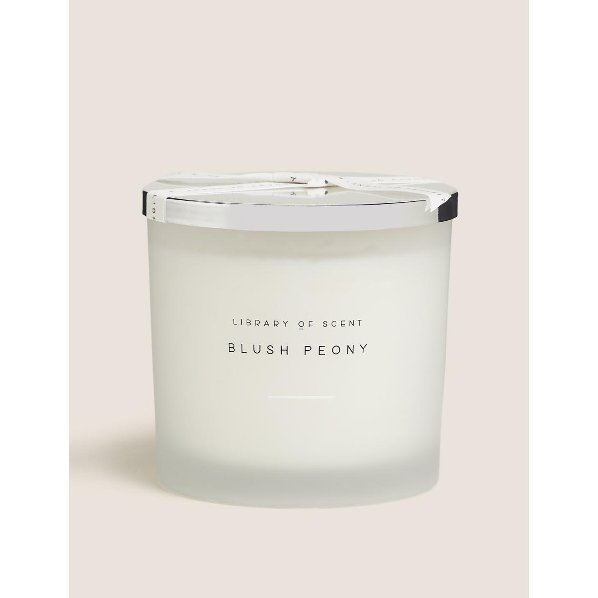Library Of Scent Blush Peony 3 Wick Candle - White Mix, White Mix – image 3