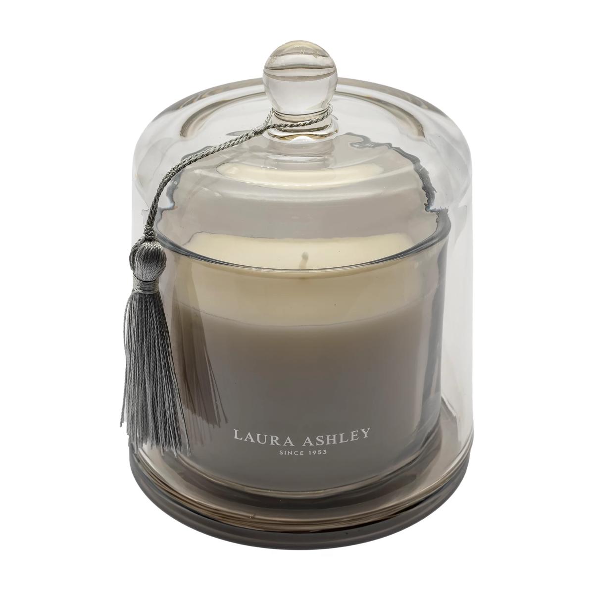 Laura Ashley Tregaron Lustre Cloche Candle - Silver Mix, Silver Mix – image 2