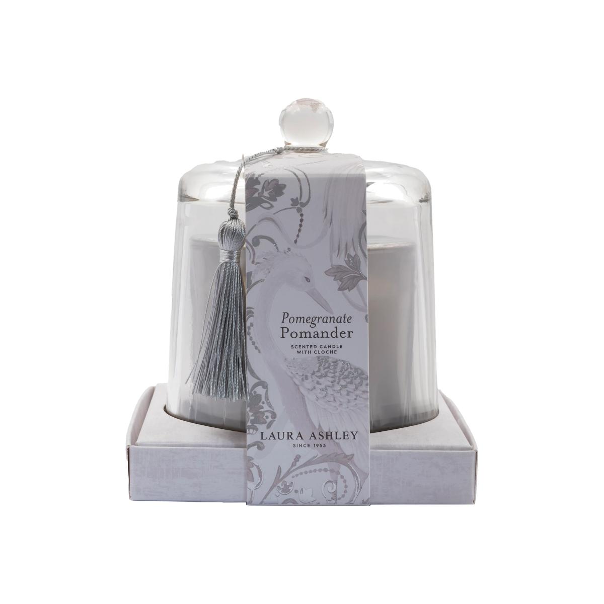 Laura Ashley Tregaron Lustre Cloche Candle - Silver Mix, Silver Mix – image 1