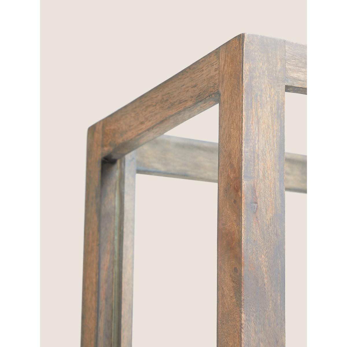 M&S Wooden Large Hurricane Lantern - Natural, Natural – image 3