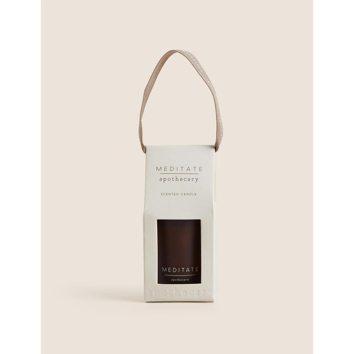 Apothecary Meditate Mini Candle Hanging Gift Set - Amber, Amber – image 2
