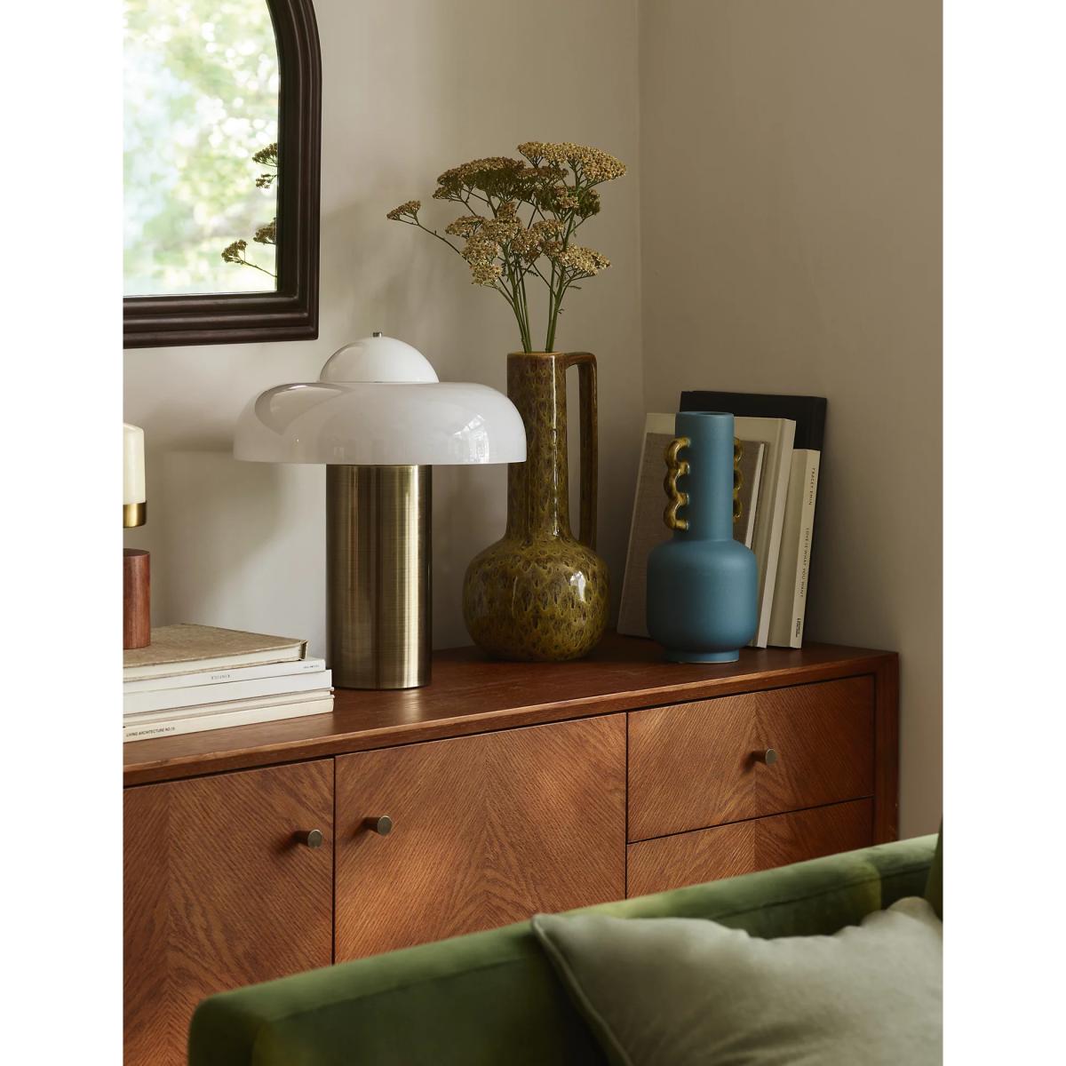 M&S Wood & Metal Pillar Candle Holder - Natural, Natural – image 5