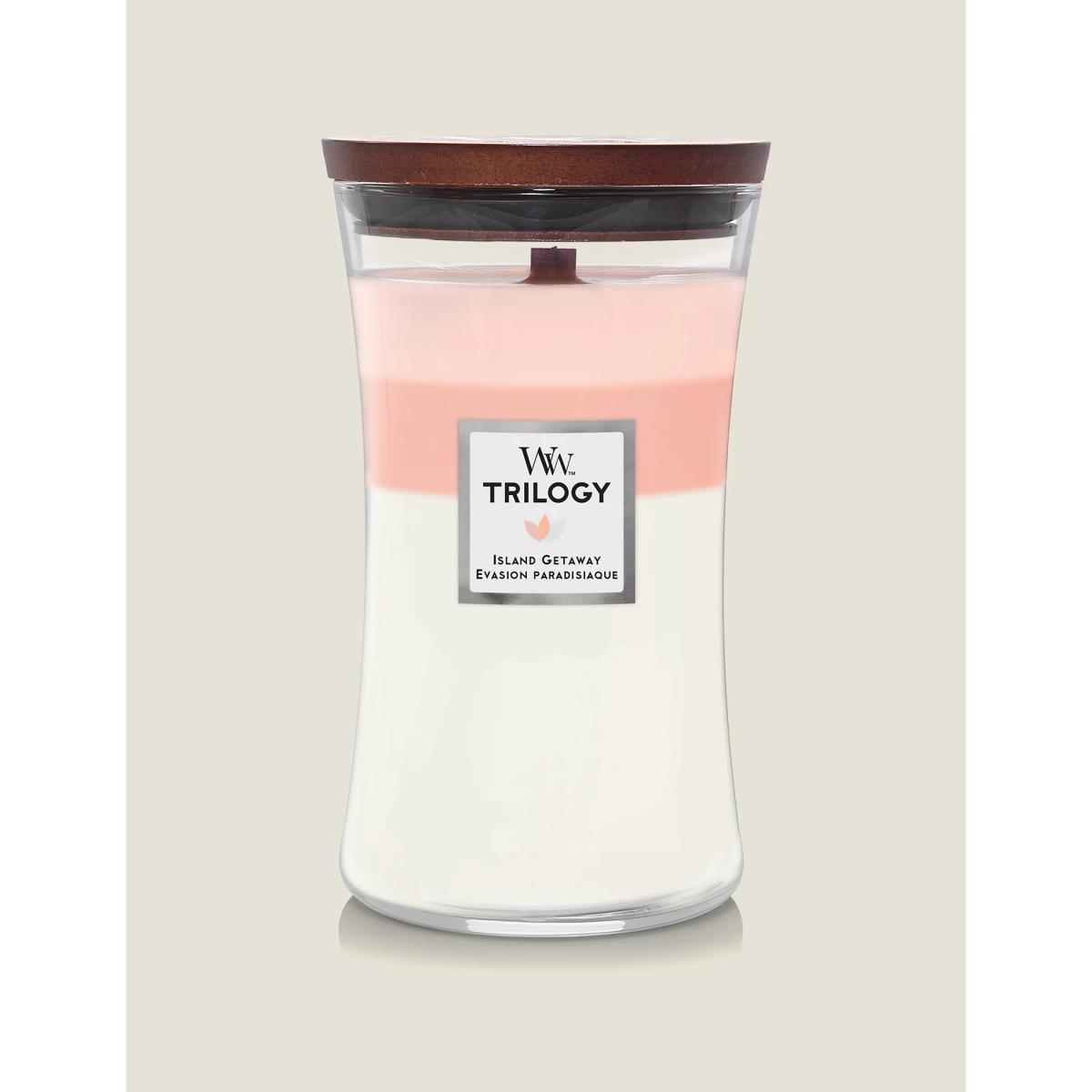 Woodwick Island Getaway Ellipse Hourglass Candle with Crackle Wick - Multi, Multi – image 2