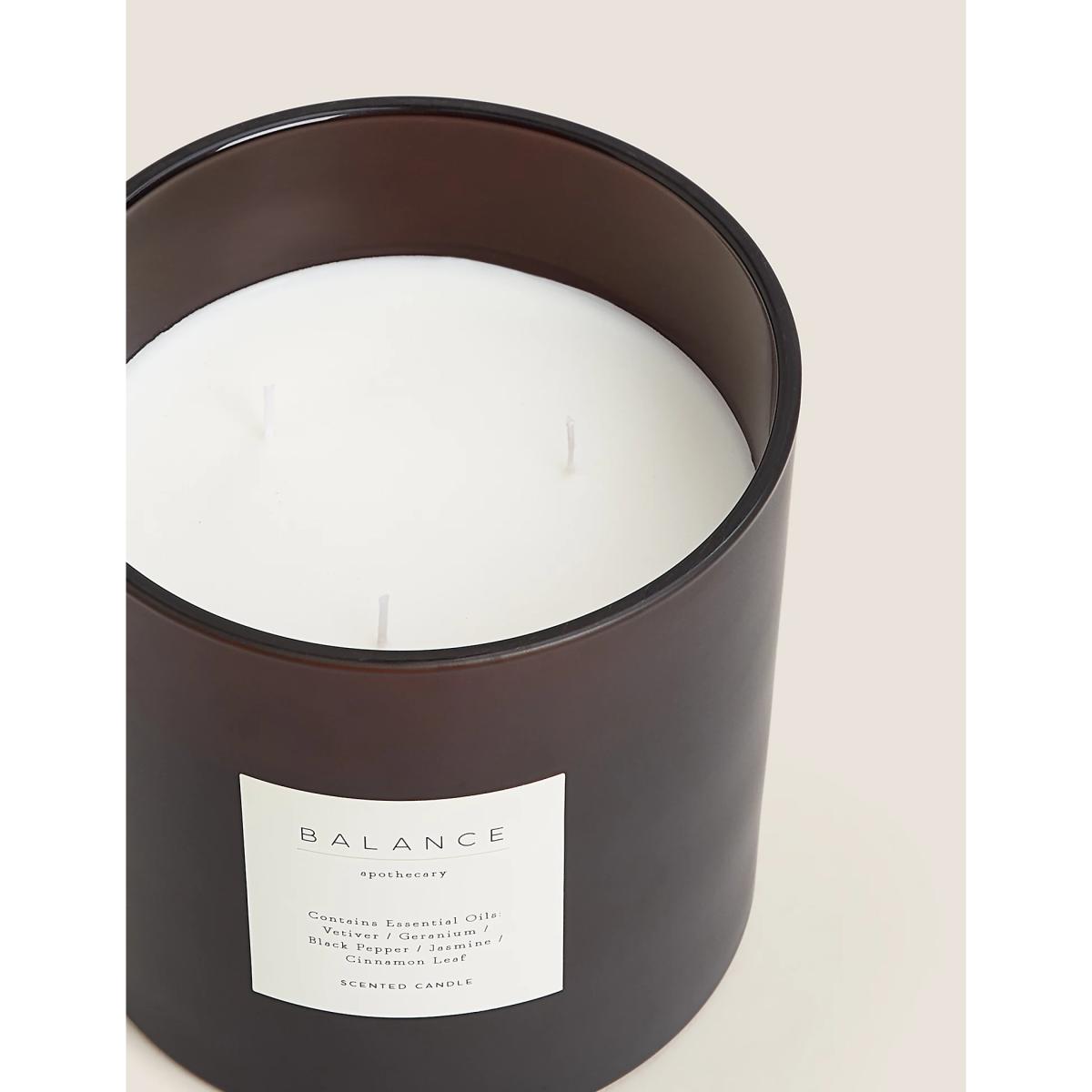 Apothecary Balance Extra Large 3 Wick Candle - Amber, Amber – image 3