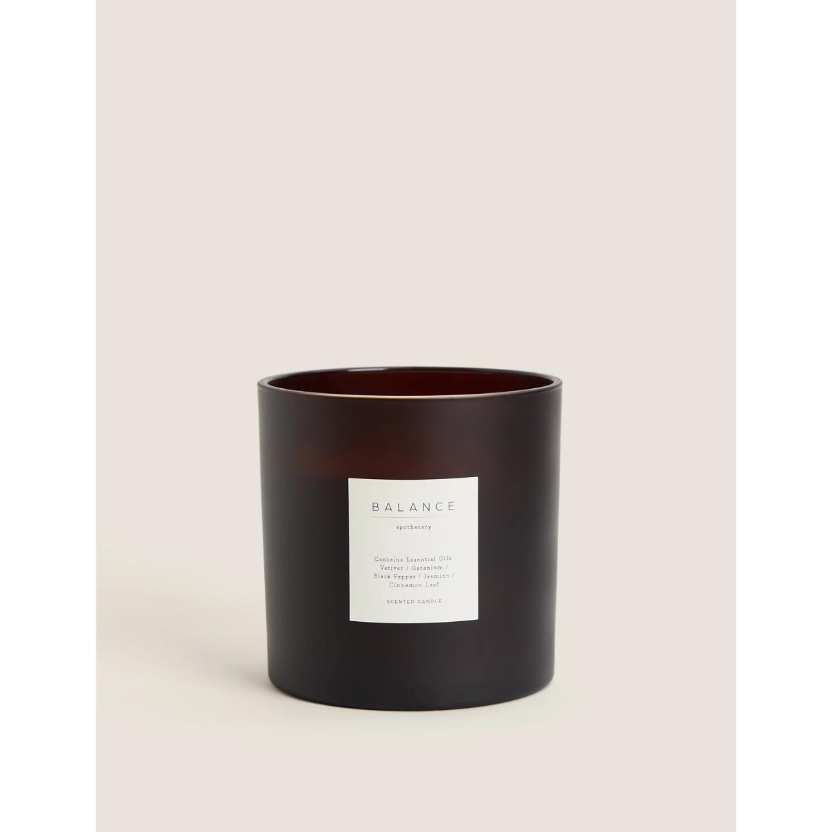 Apothecary Balance Extra Large 3 Wick Candle - Amber, Amber – image 1
