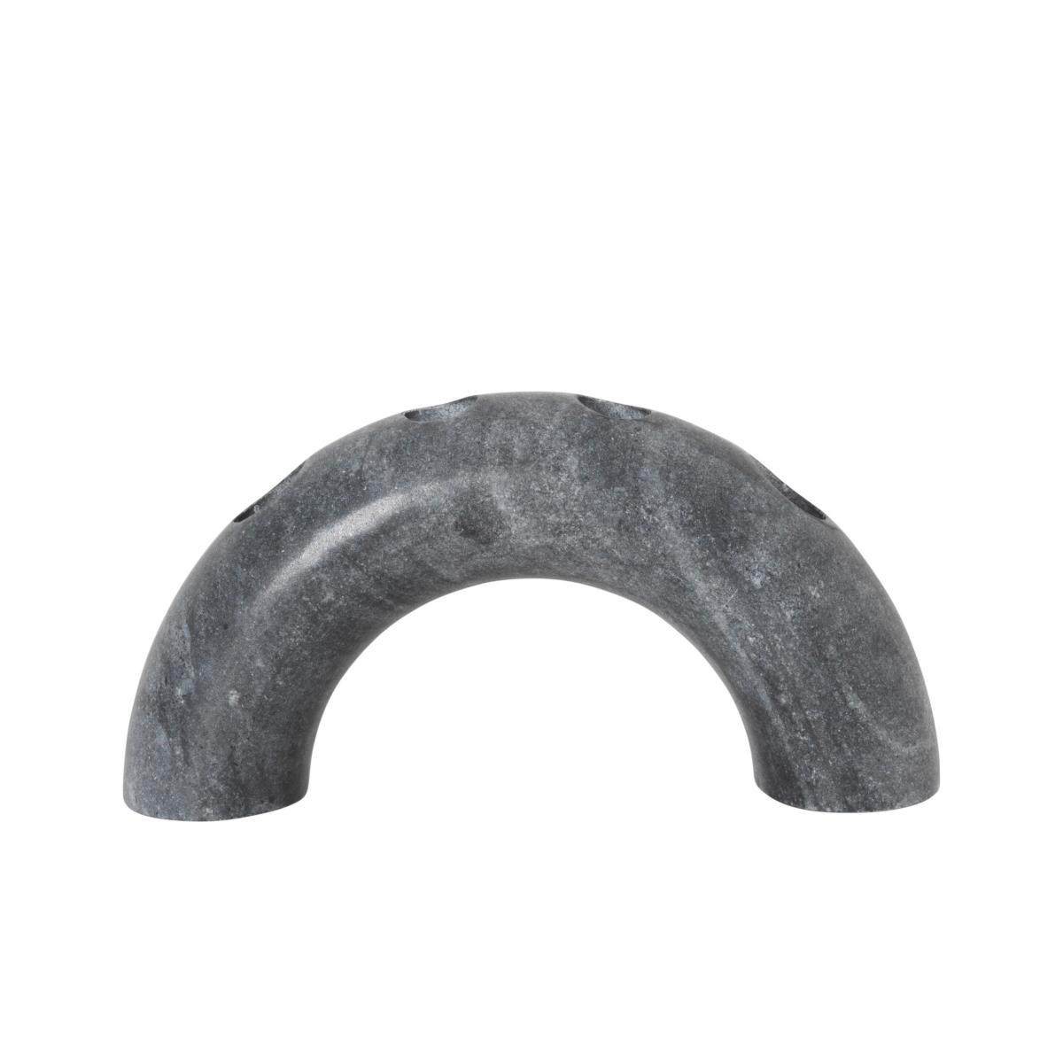 Bow Candelabra - / Marble by Ferm Living Black – image 2