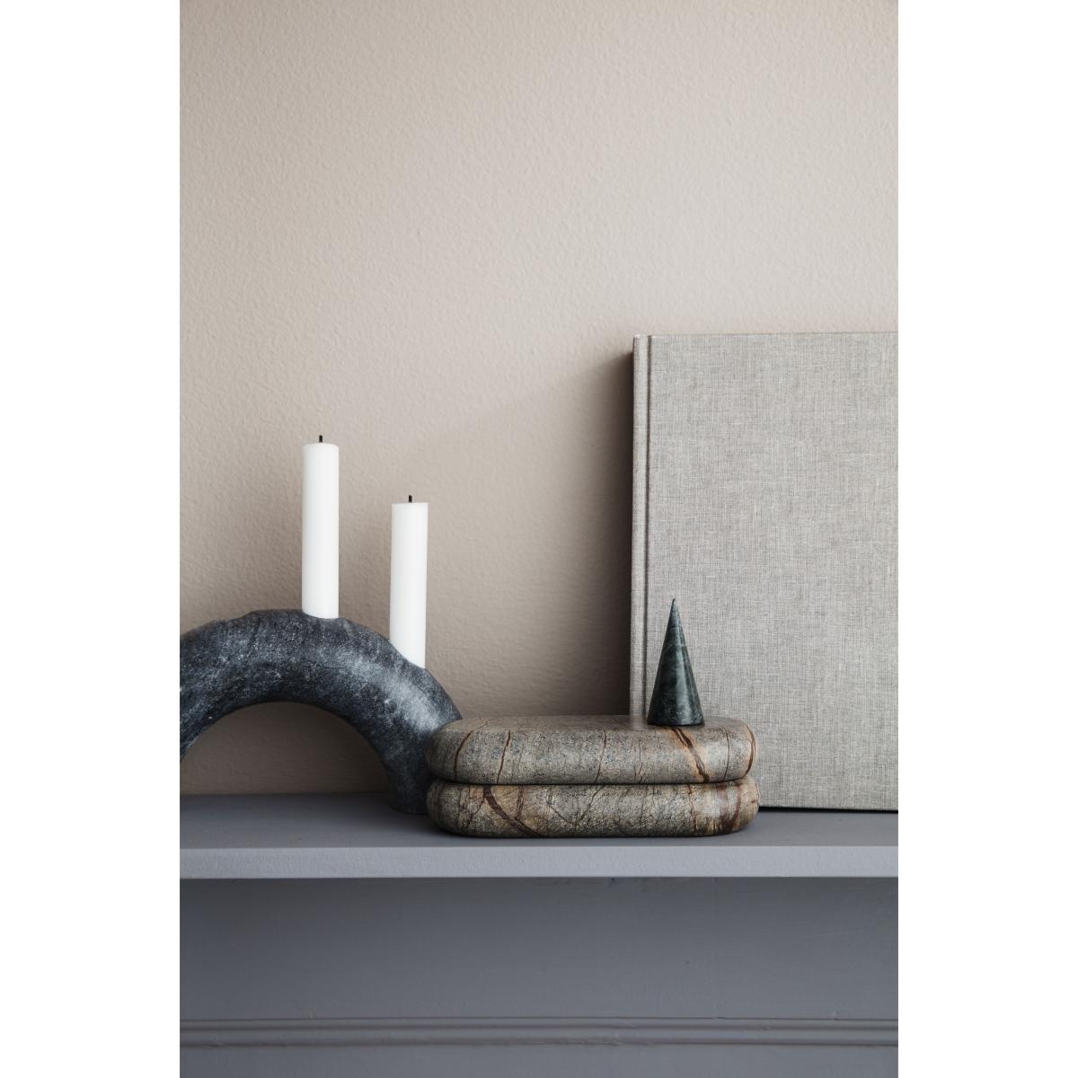 Bow Candelabra - / Marble by Ferm Living Black – image 5