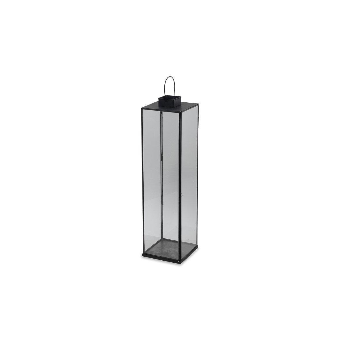 Nkuku Sia Lantern | Lanterns & T-Lights | Black | Small 33.5 x 20 x 20 cm – image 7