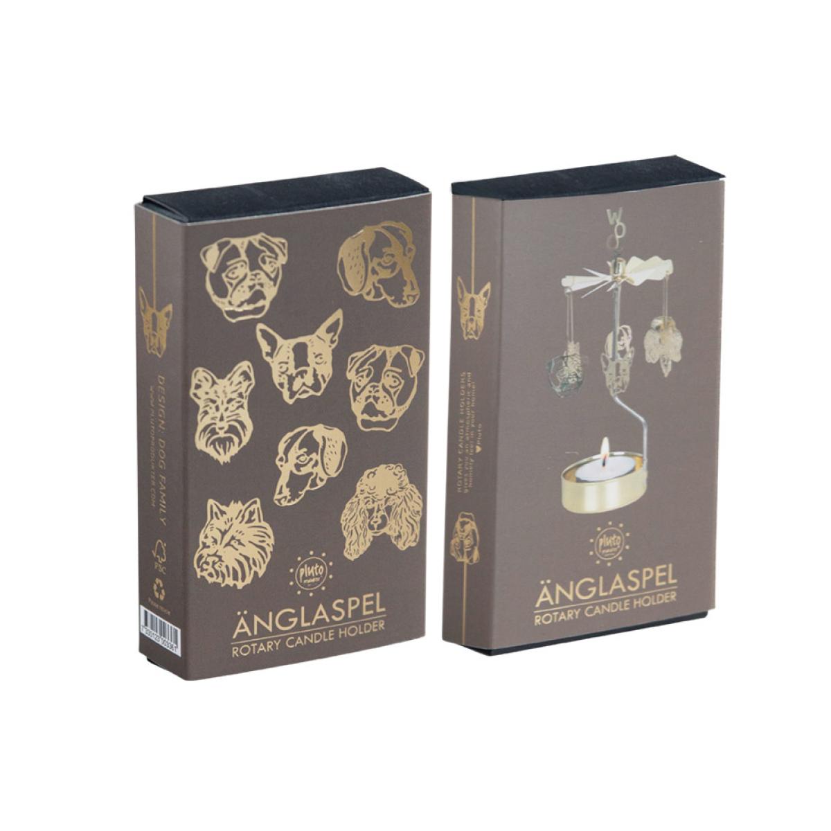 Hundfamilj Angel Chimes Gold – image 2