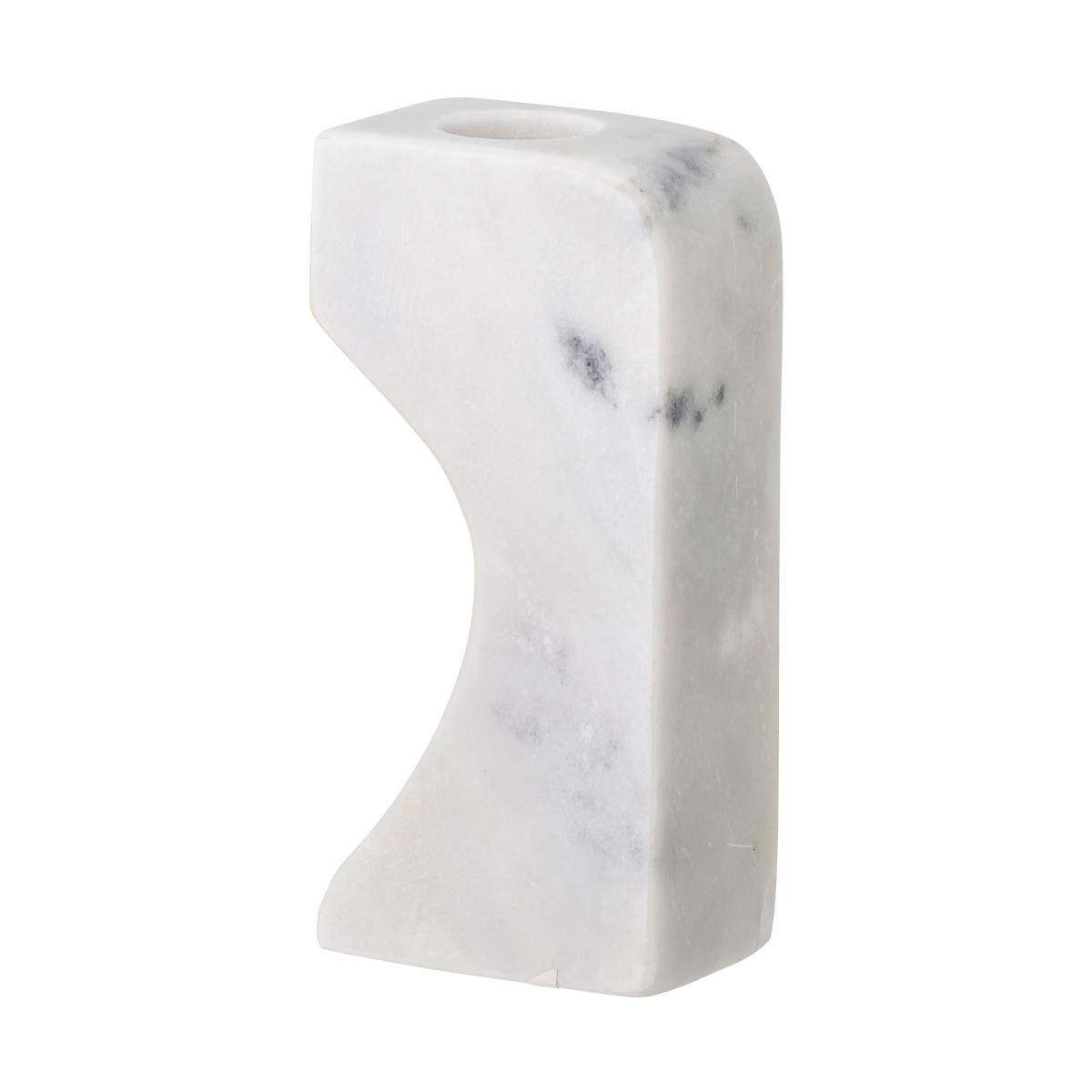 Bloomingville candlestick marble 14.5 cm white – image 2