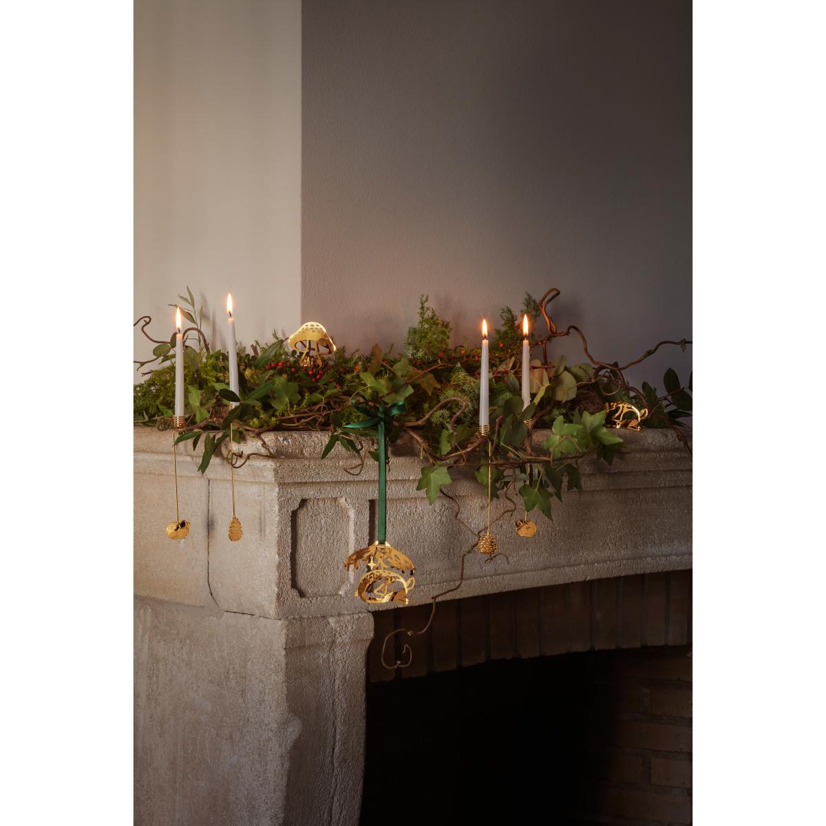 Georg Jensen 2023 candle sticks hanging mouse Gold-plated – image 2
