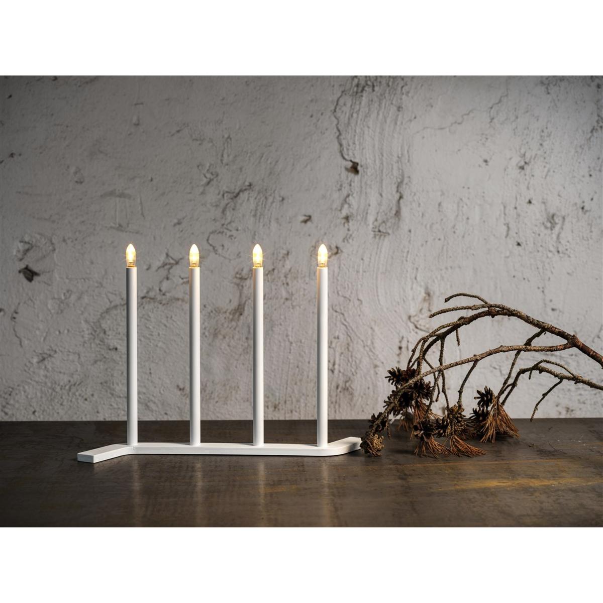 SMD Design Advent RE Advent candle holder White 4 lights – image 2