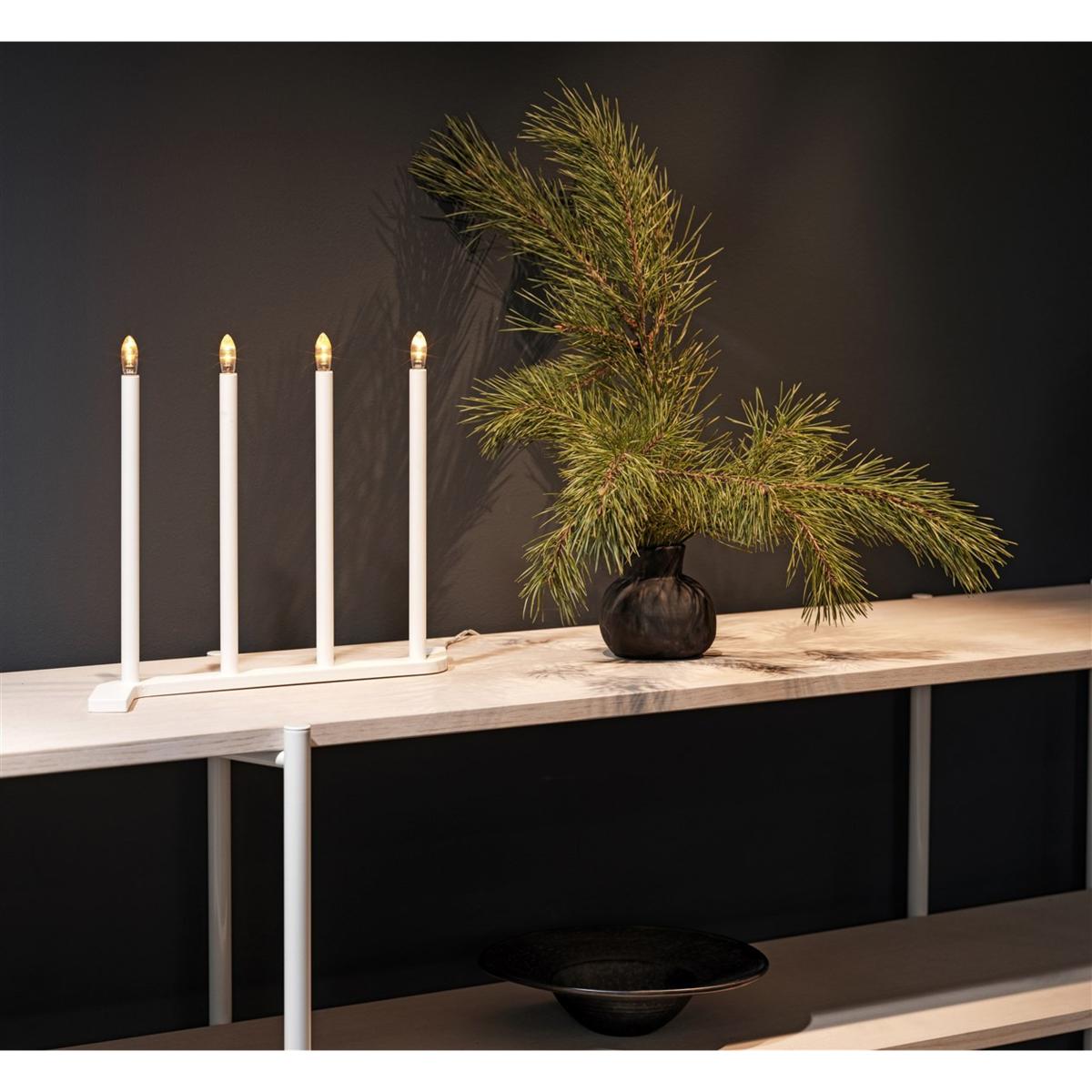 SMD Design Advent RE Advent candle holder White 4 lights – image 3