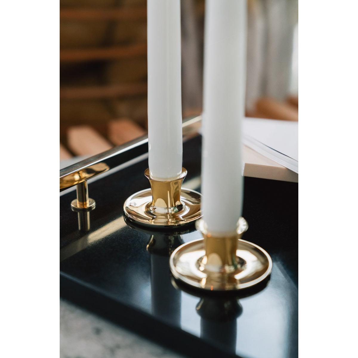 Basso low candle sticks Solid brass – image 2