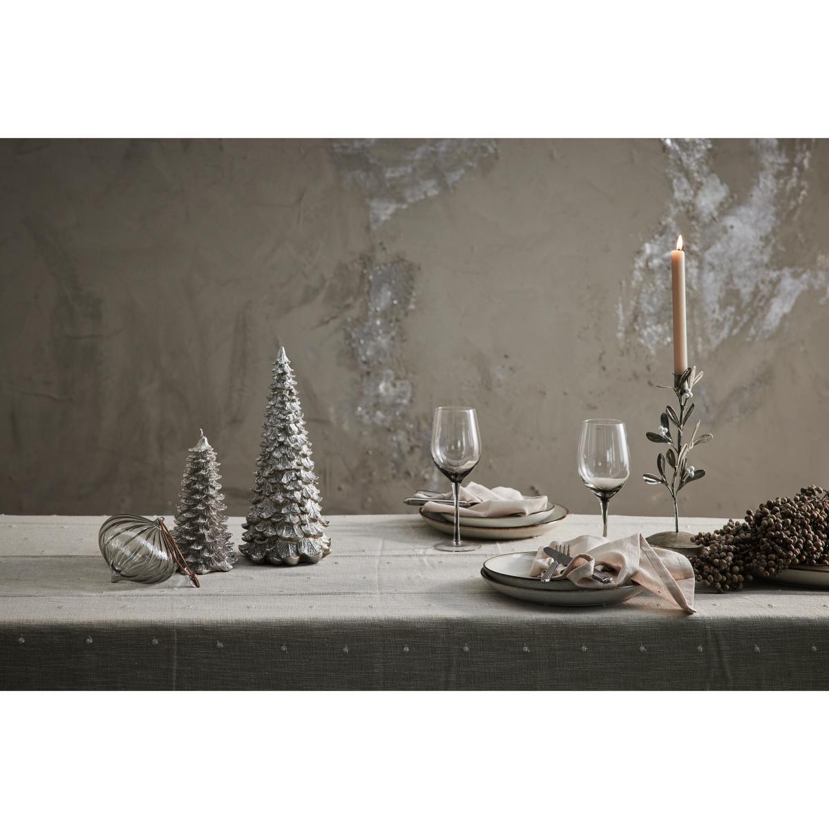 Lene Bjerre Trelia decorative candle tree silver 20 cm – image 2