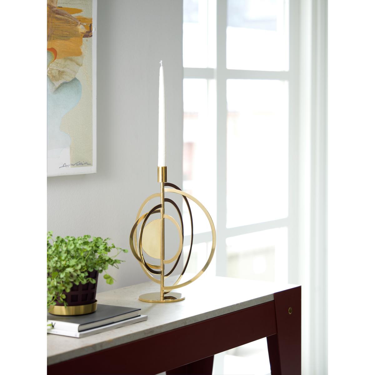 Cirkus candle sticks brass Small – image 2
