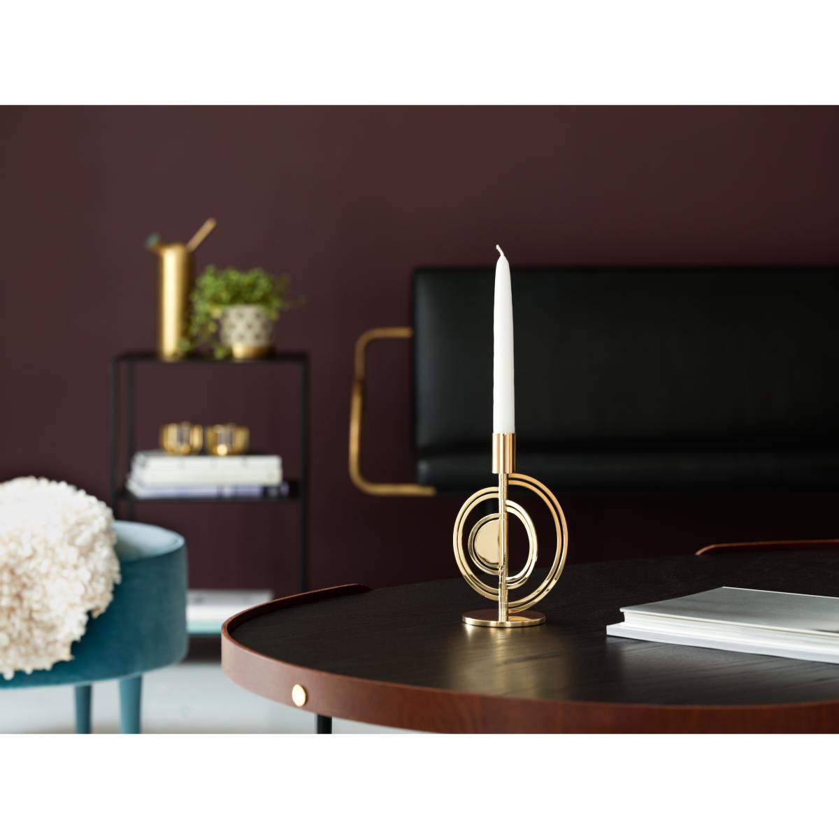 Cirkus candle sticks brass Small – image 3