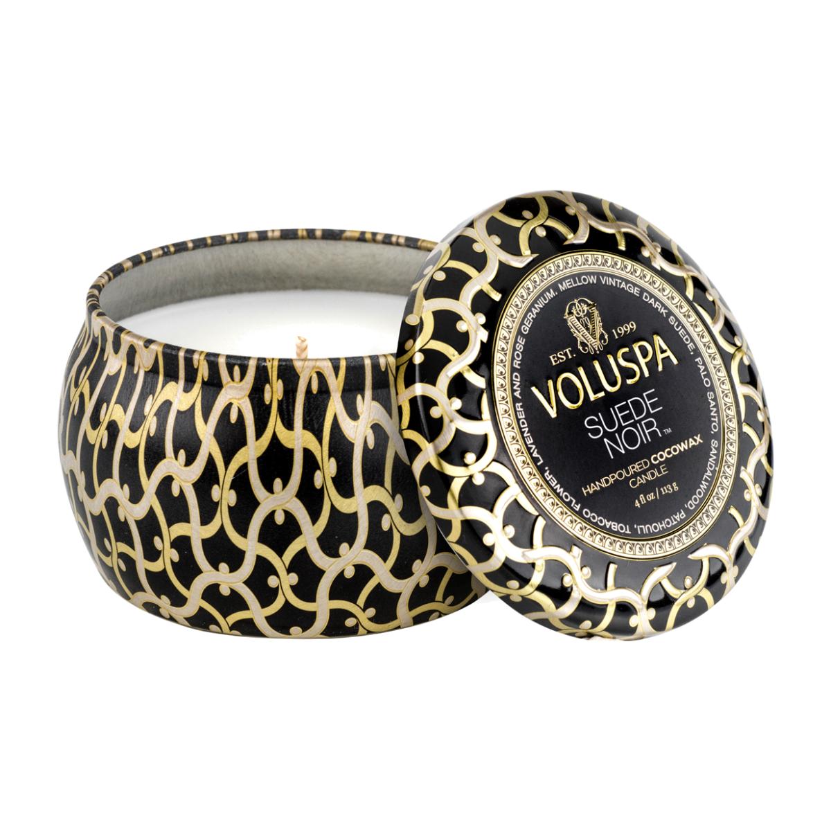 Maison Noir Mini Tin scented 25 hours Suede Noir – image 1