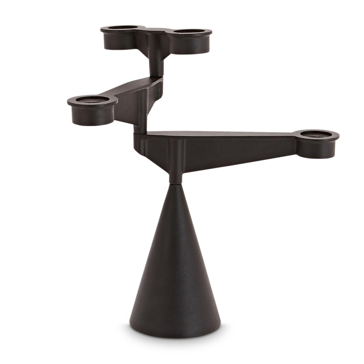 Spin candle holder mini Black – image 3