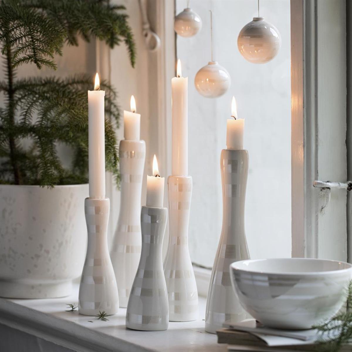 Omaggio candlestick large pearl – image 3