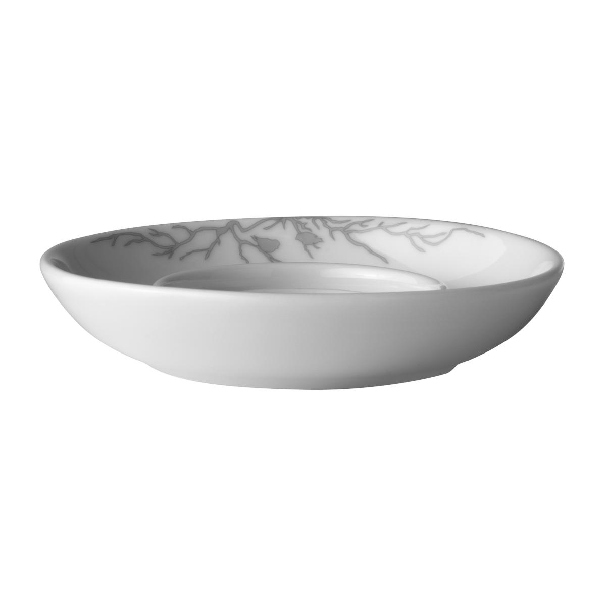 Alv candle stick Ø14 cm White-grey – image 2