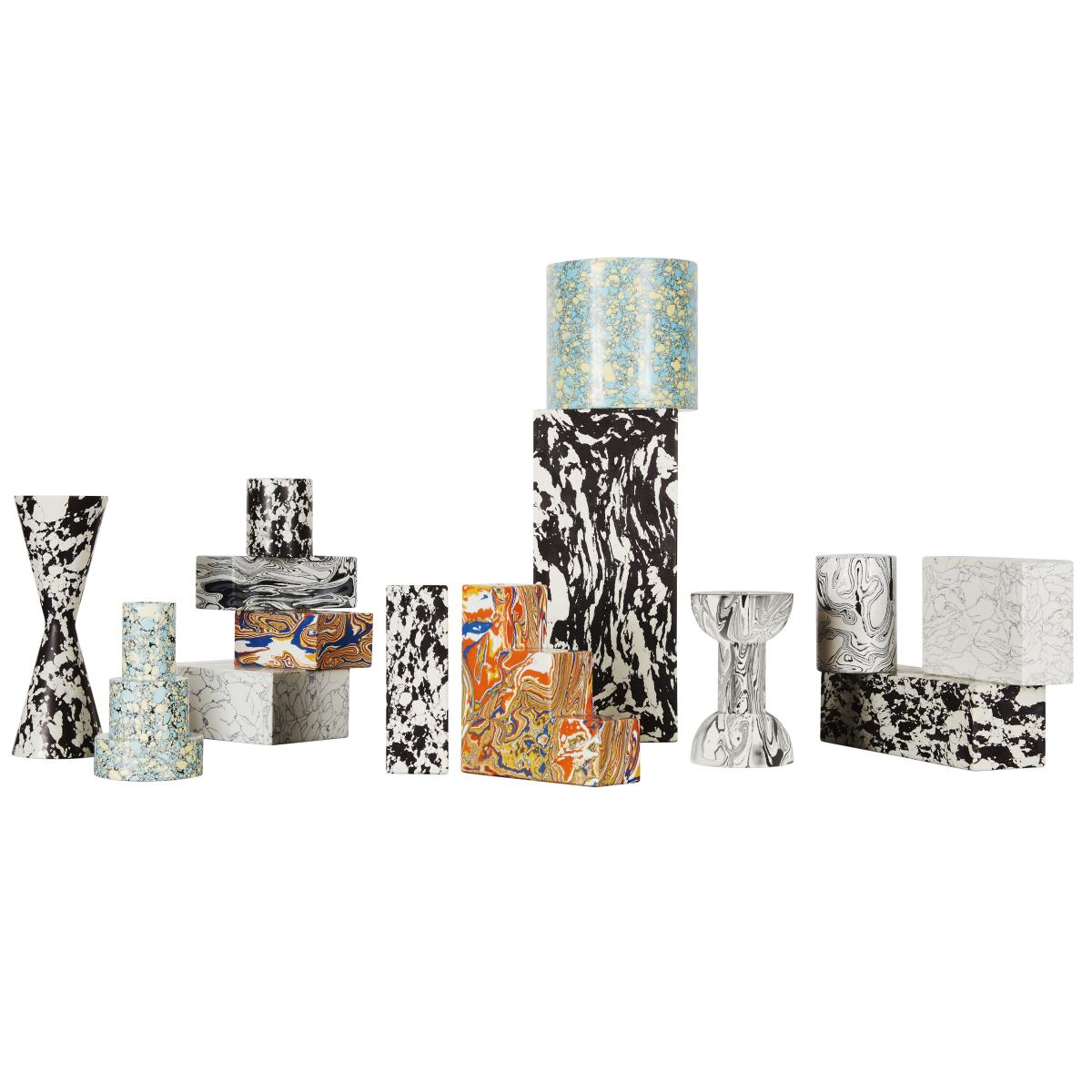 Swirl candle holder small Multi – image 2