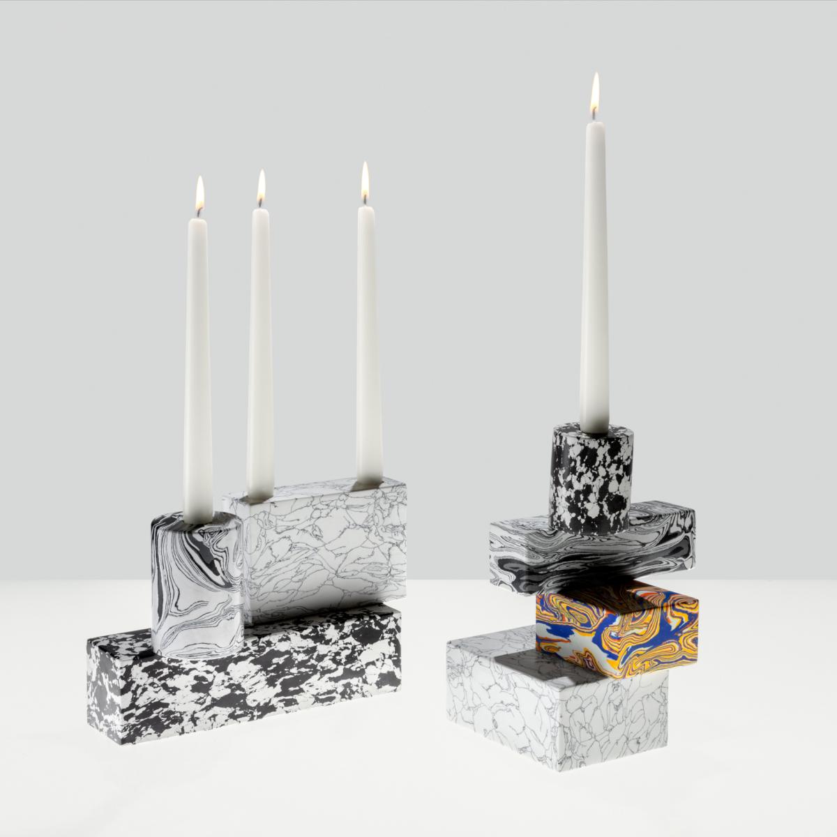 Swirl candle holder small Multi – image 5
