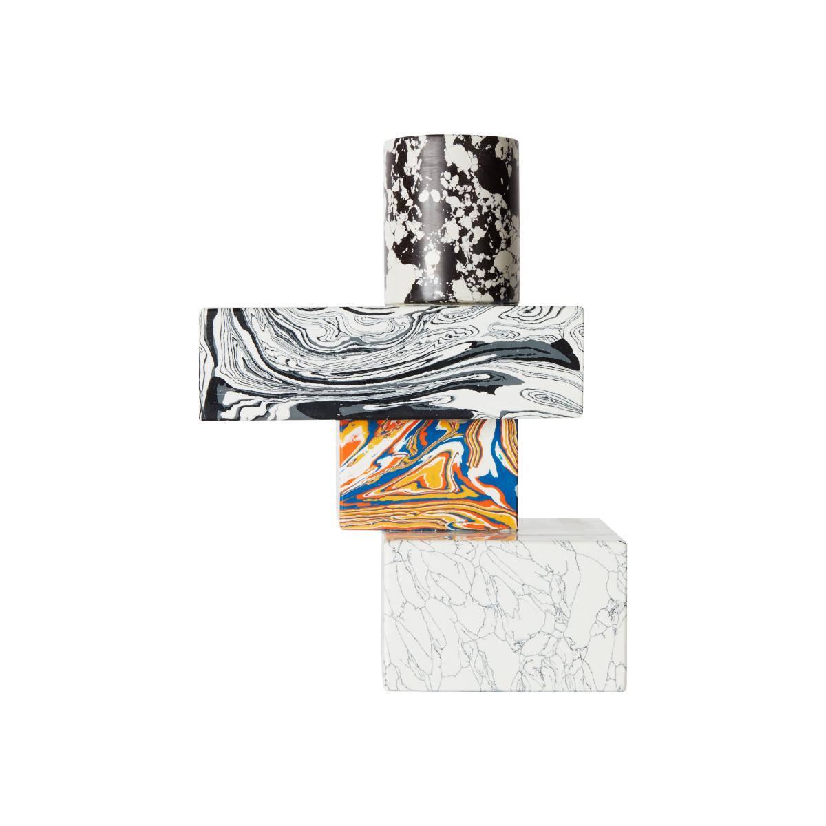 Swirl candle holder small Multi – image 1