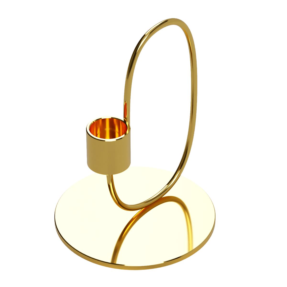 Swoop candle sticks brass – image 6