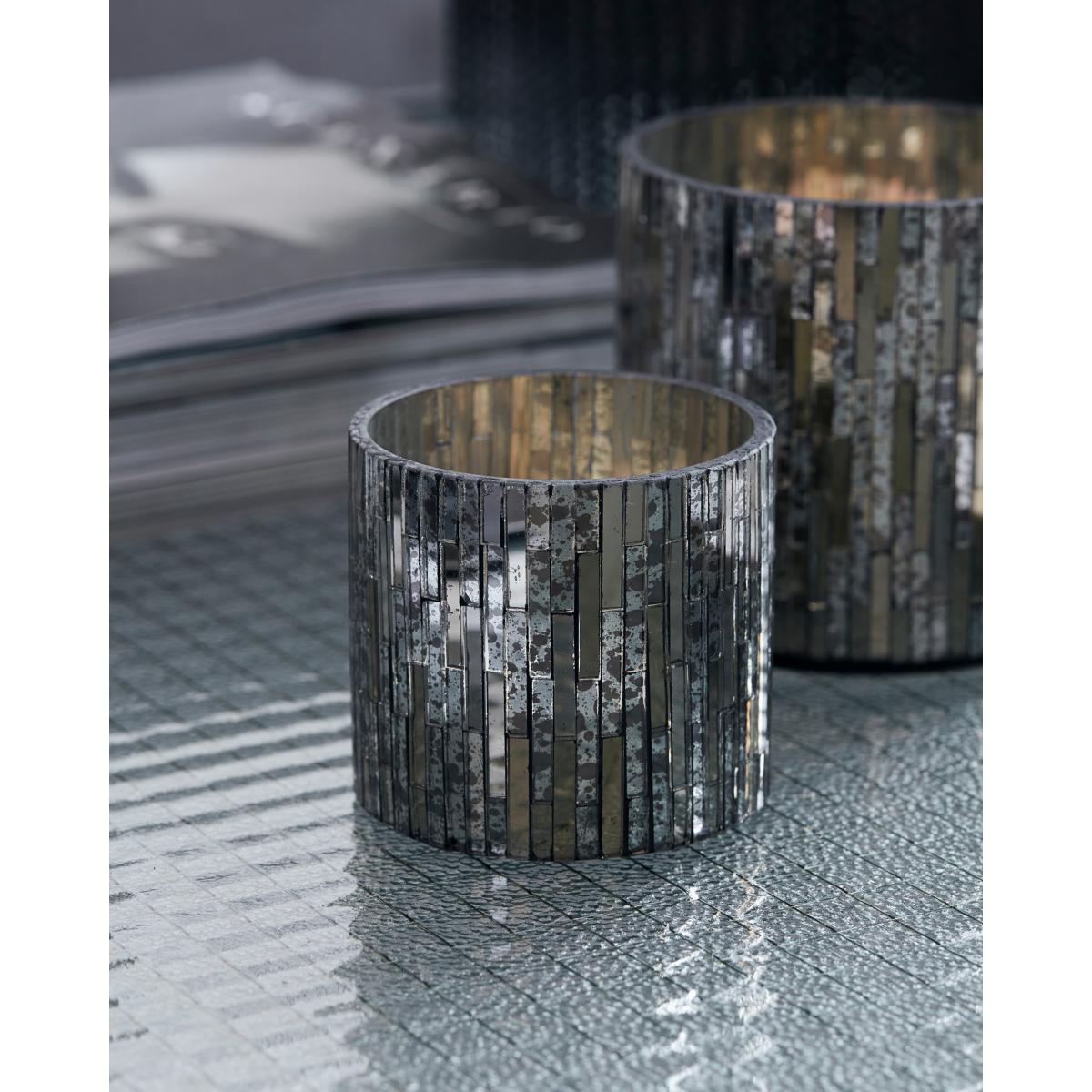 Cara tea light holder Ø8 cm Silver – image 2