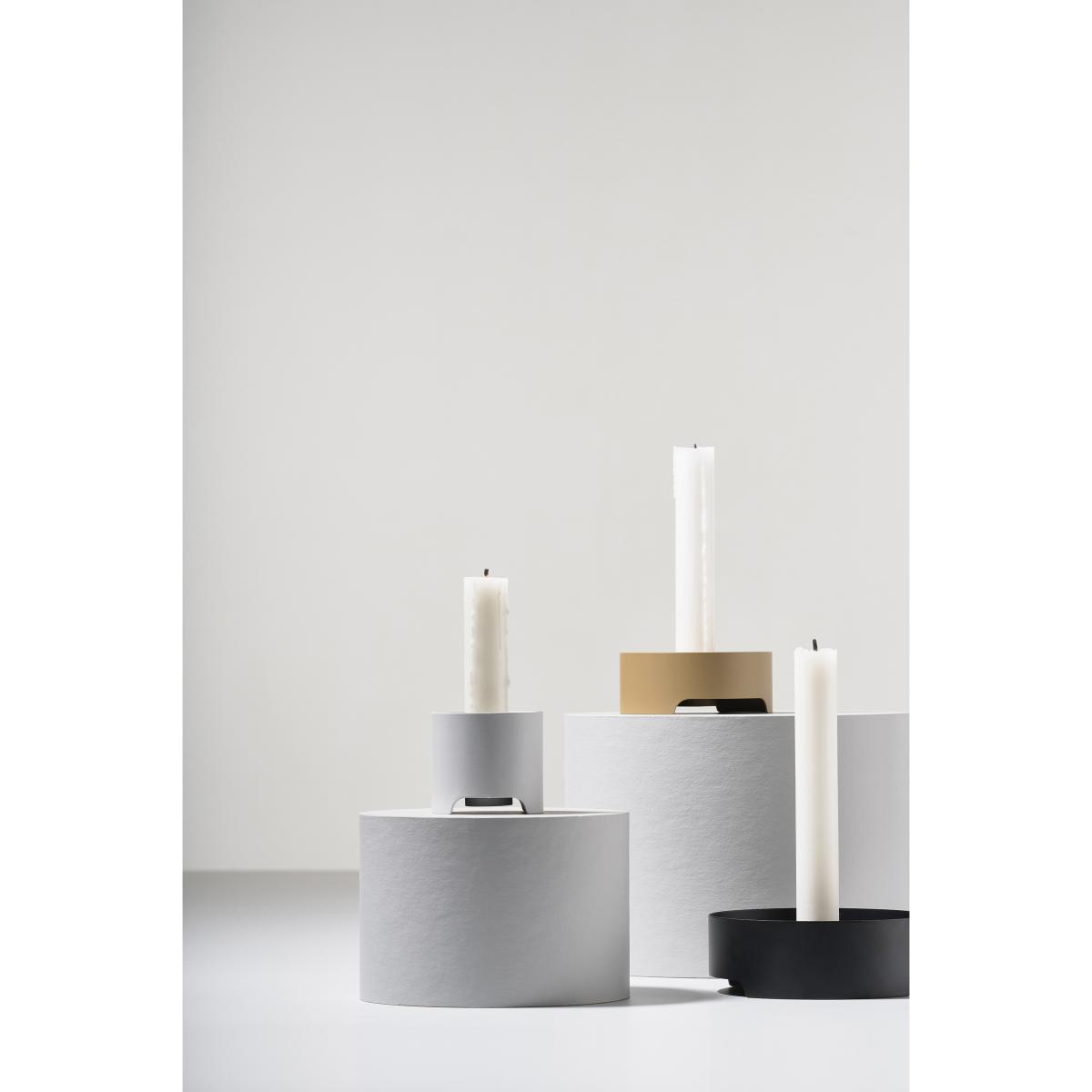 Singles candle sticks Ø9 cm Black – image 5