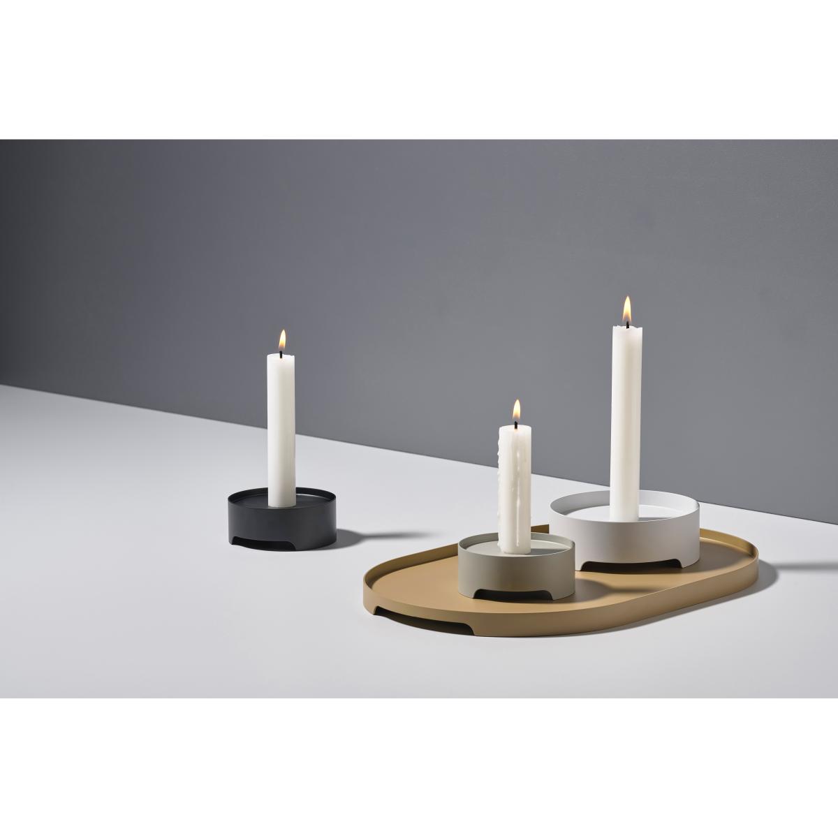 Singles candle sticks Ø9 cm Black – image 6