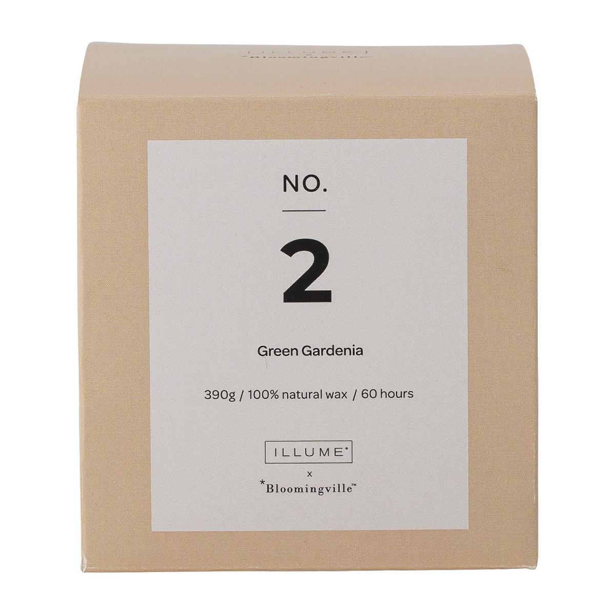 NO. 2 Green Gardenia scented candle 390 g + Giftbox – image 2