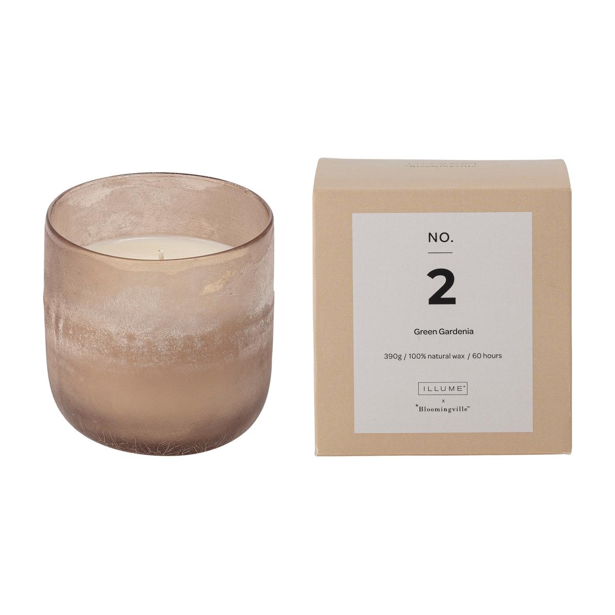 NO. 2 Green Gardenia scented candle 390 g + Giftbox – image 1