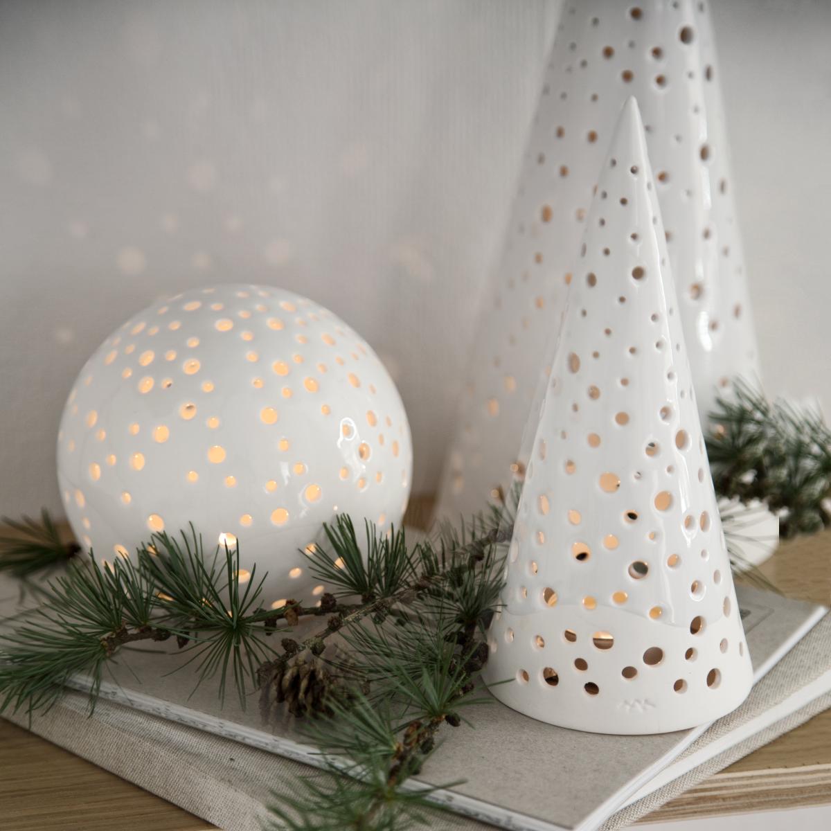 Nobili candle holder small snow white – image 4