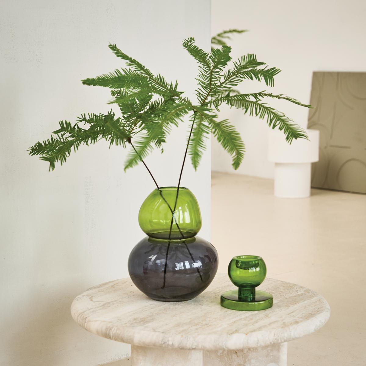 URBAN NATURE CULTURE Both Sides lantern/candle sticks Ø11 cm Peridot – image 3