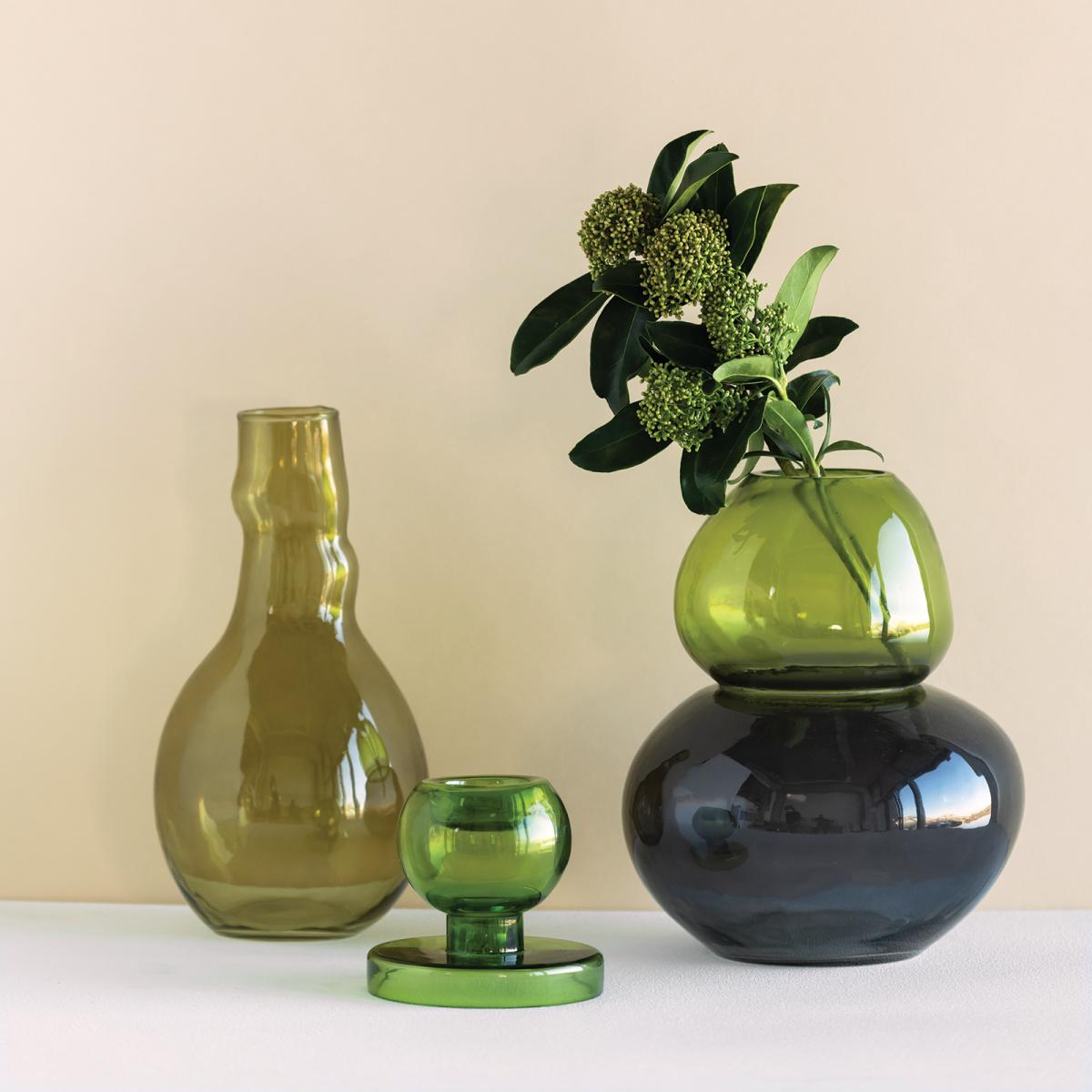 URBAN NATURE CULTURE Both Sides lantern/candle sticks Ø11 cm Peridot – image 4