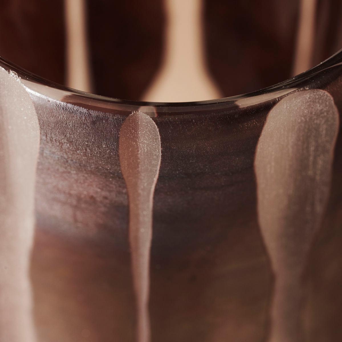 Bai tea light holder 10.5 cm brown – image 3
