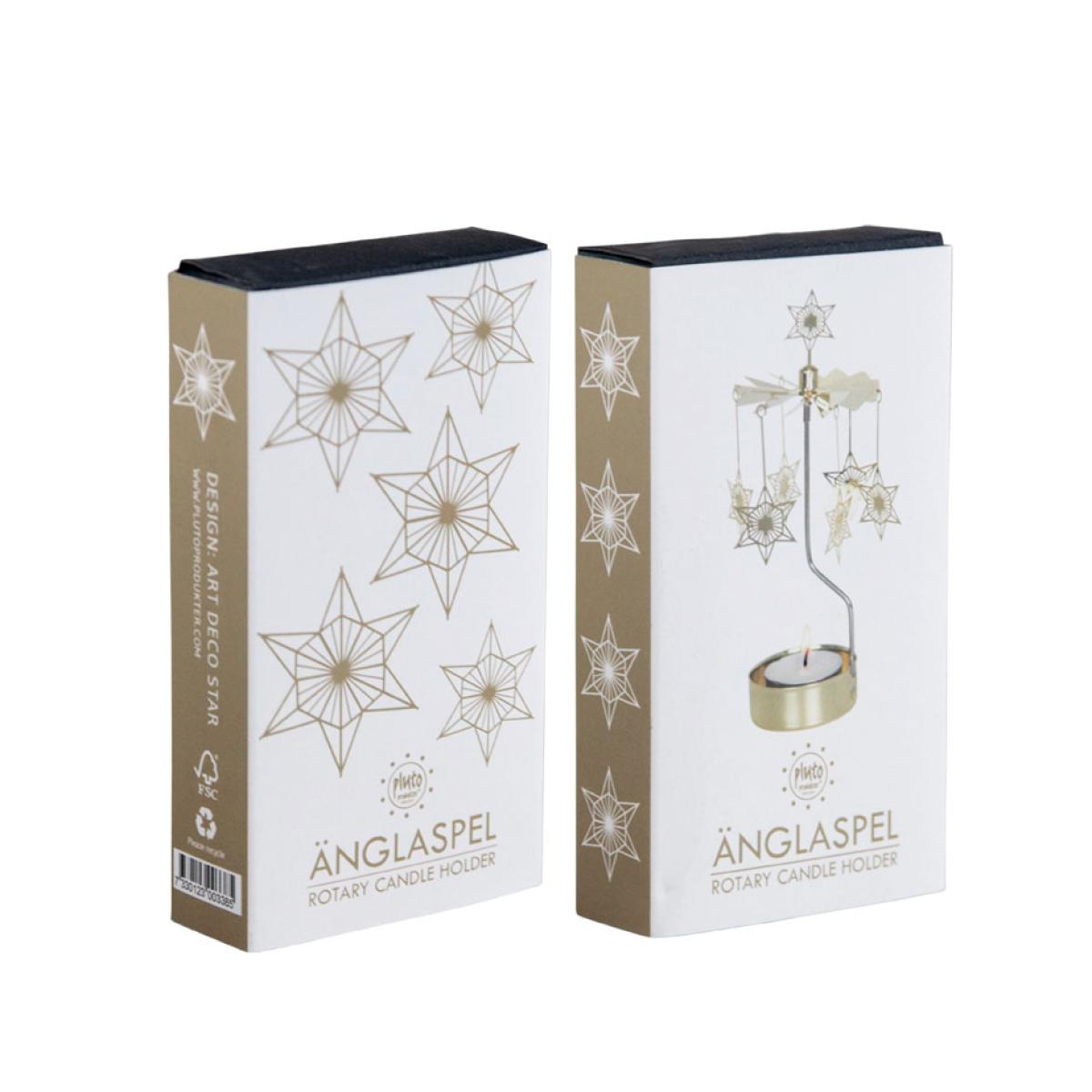 Art Deco star Angel Chimes Gold – image 2