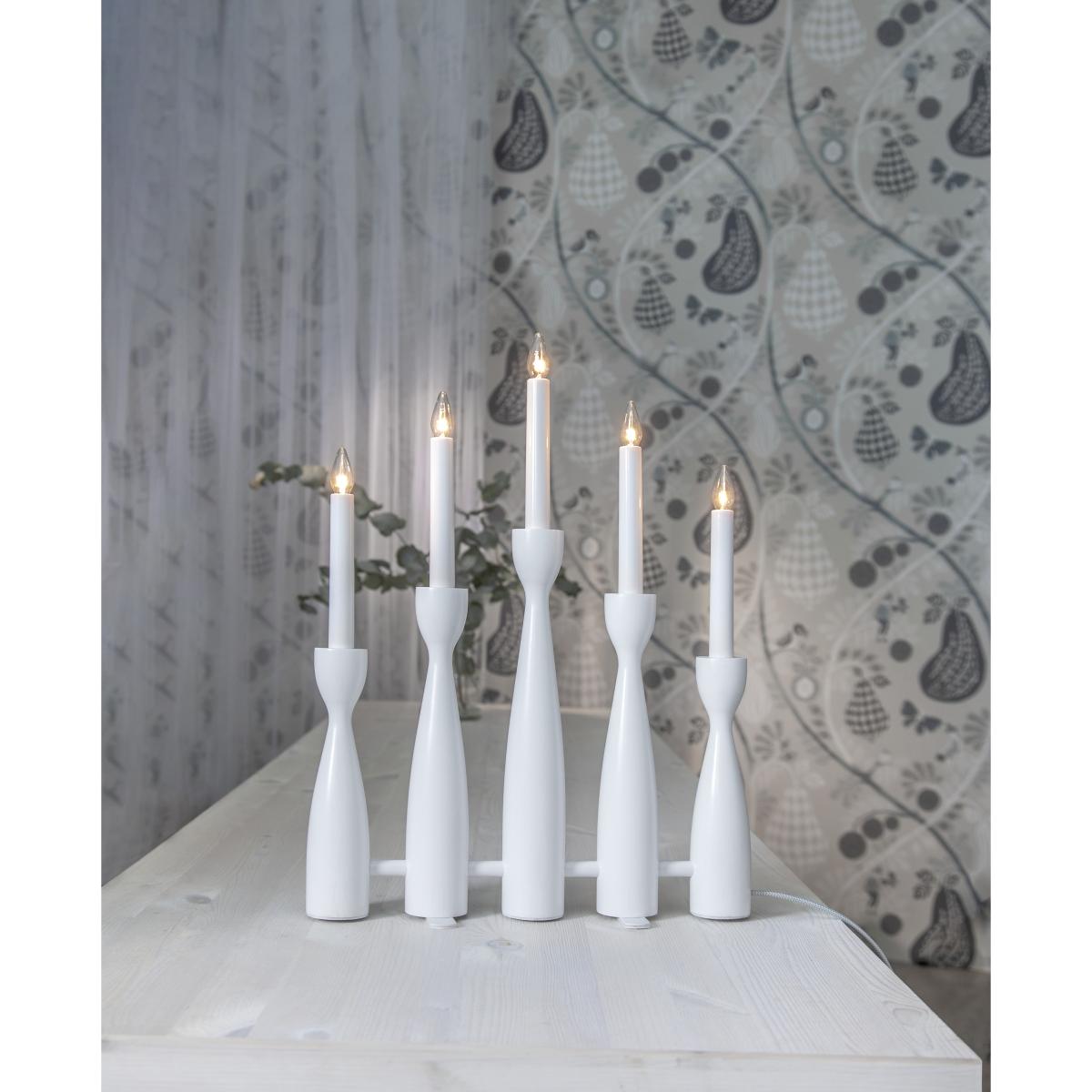 Star Trading Midja 2.0 advent candlestick White – image 3