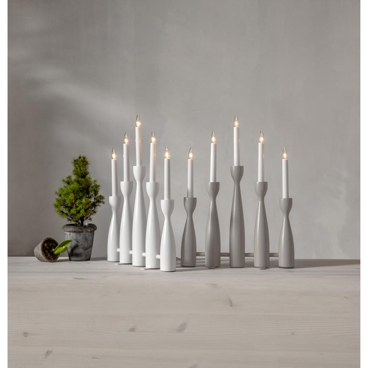 Star Trading Midja 2.0 advent candlestick White – image 4