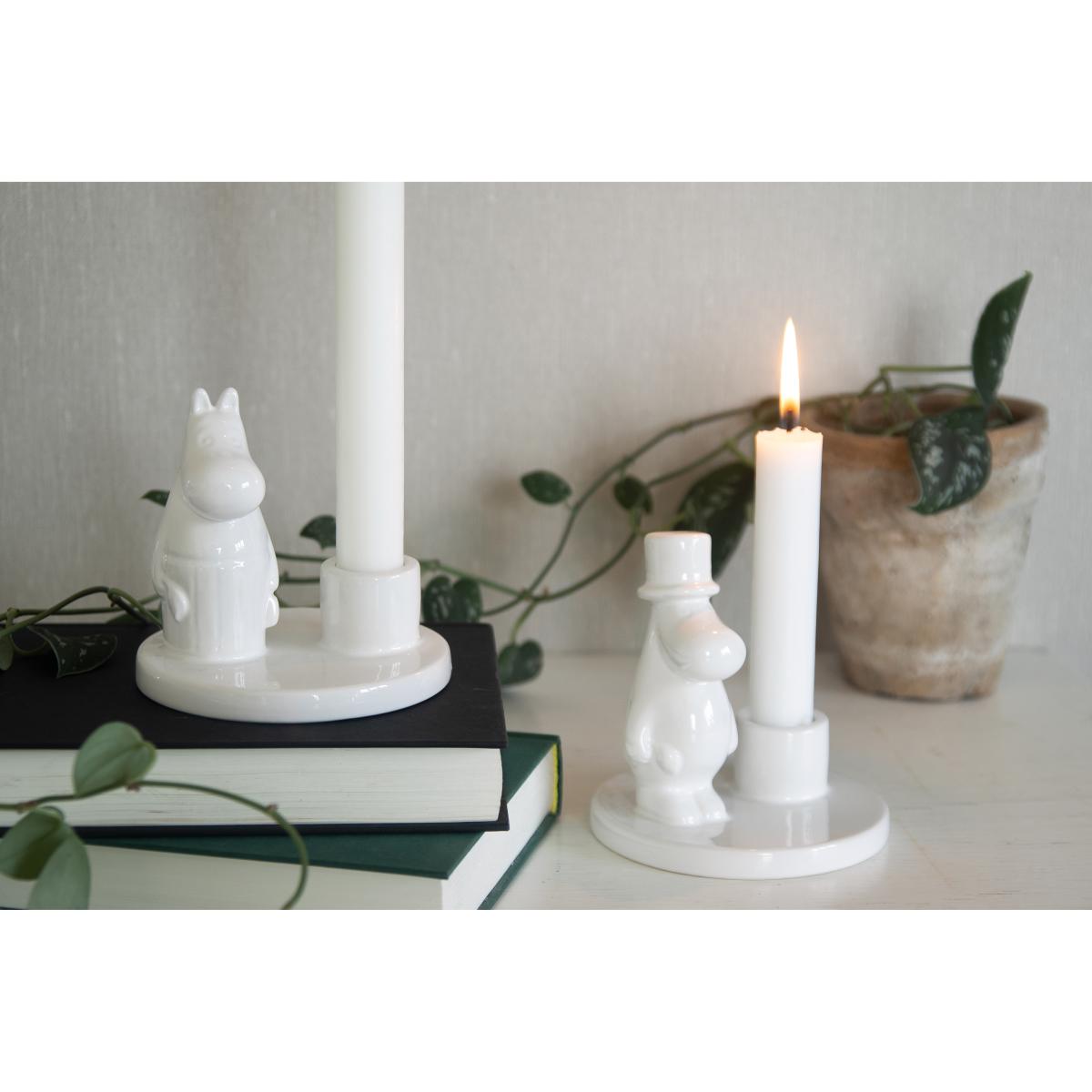 Pluto Design Moomin pappa candle sticks ceramic White – image 3