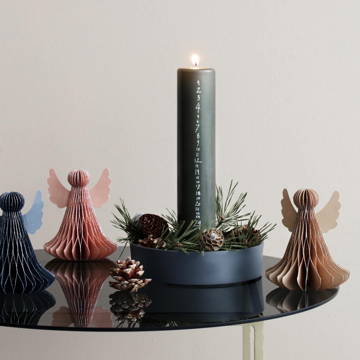 Broste Copenhagen calender candle green – image 2