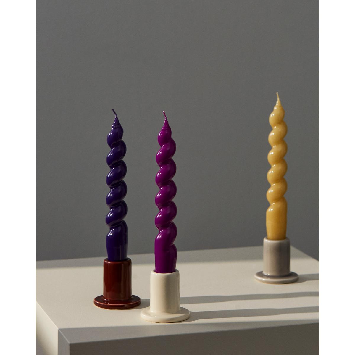 HAY Candle Spiral candle Mustard – image 2