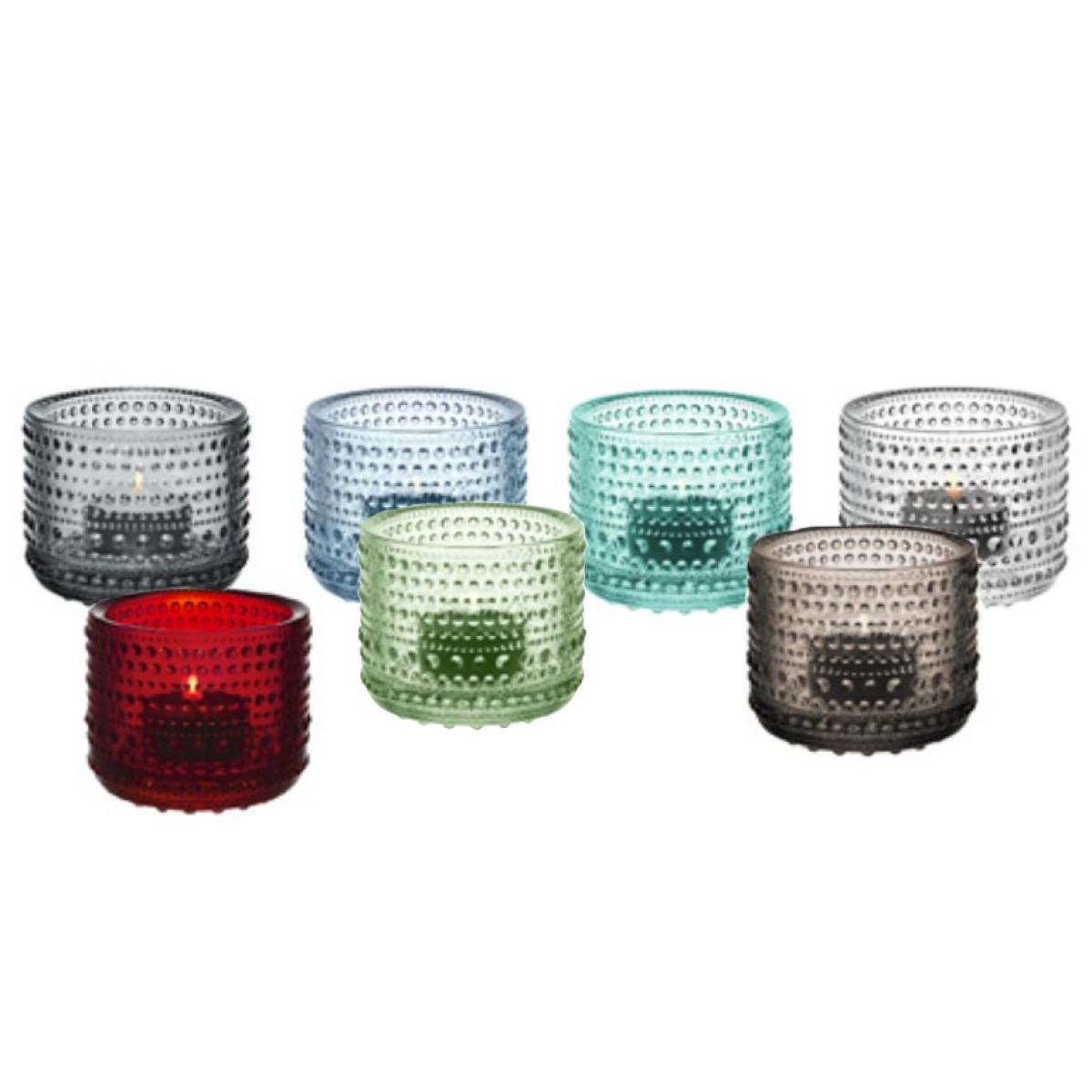 Kastehelmi candleholder water green – image 2