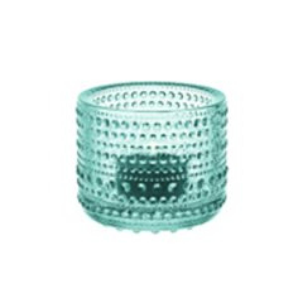 Kastehelmi candleholder water green – image 3