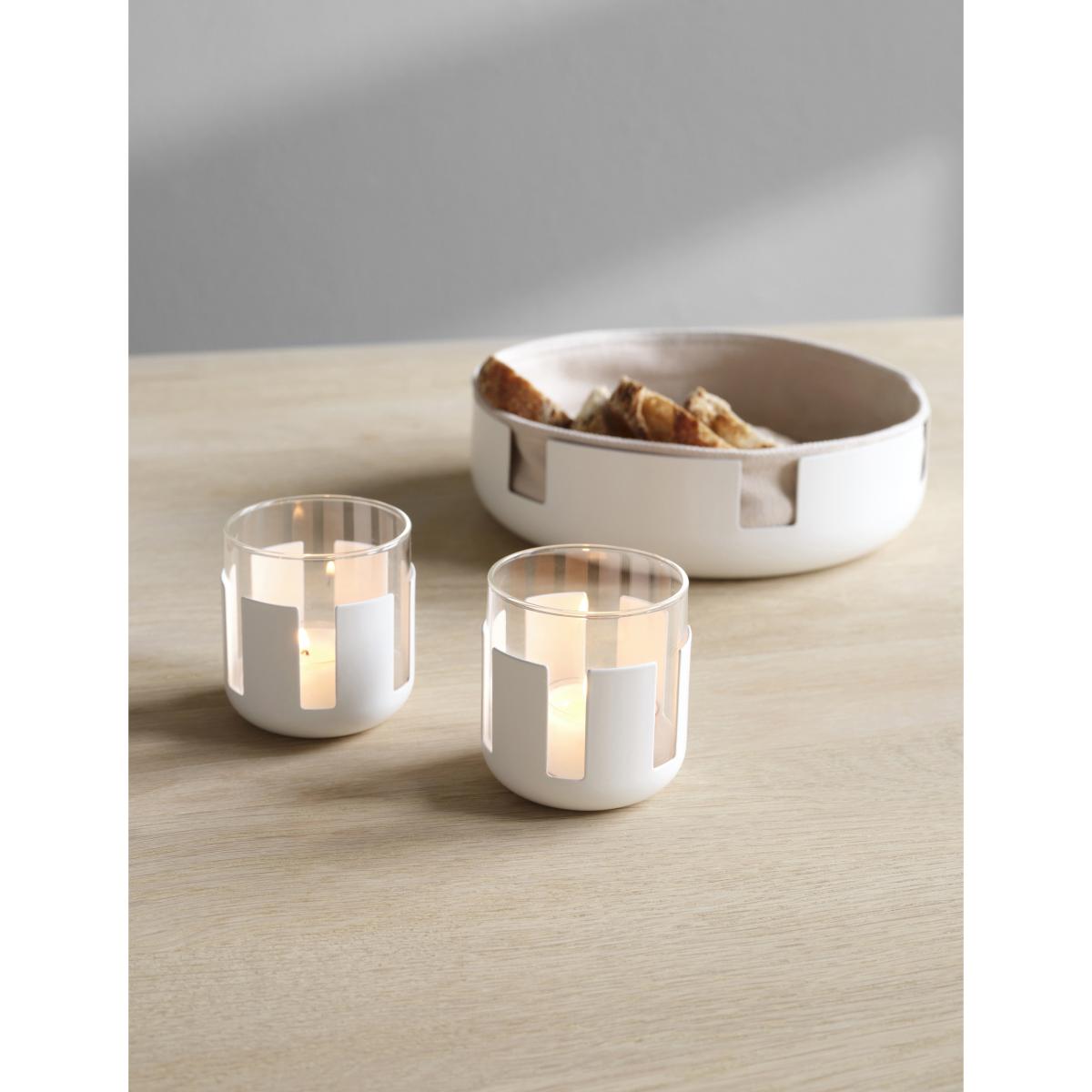 Stelton Luna candle holder 2-pack Soft white – image 2